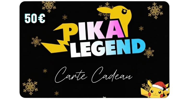 CARTE CADEAU POKEMON 50€ PIKALEGEND