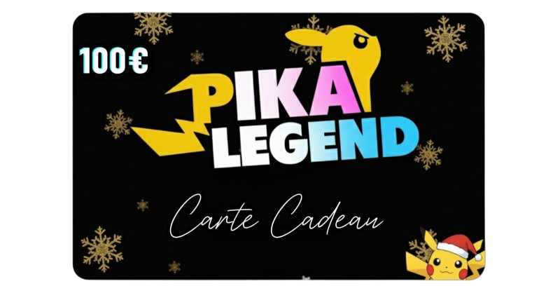 CARTE CADEAU POKEMON 100€ PIKALEGEND