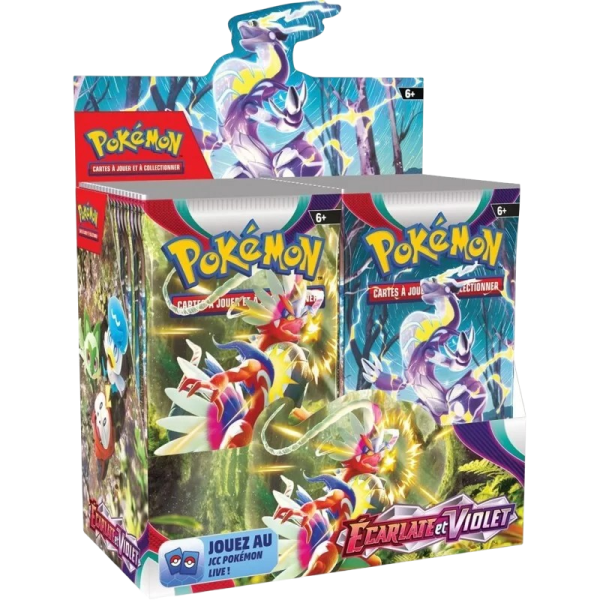 Display - Pokémon - EV01 Ecarlates et Violet – 36 Boosters – Neuf – Scellé – en Français