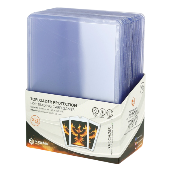 Phoenix Shield – Toploader x25, PVC transparent